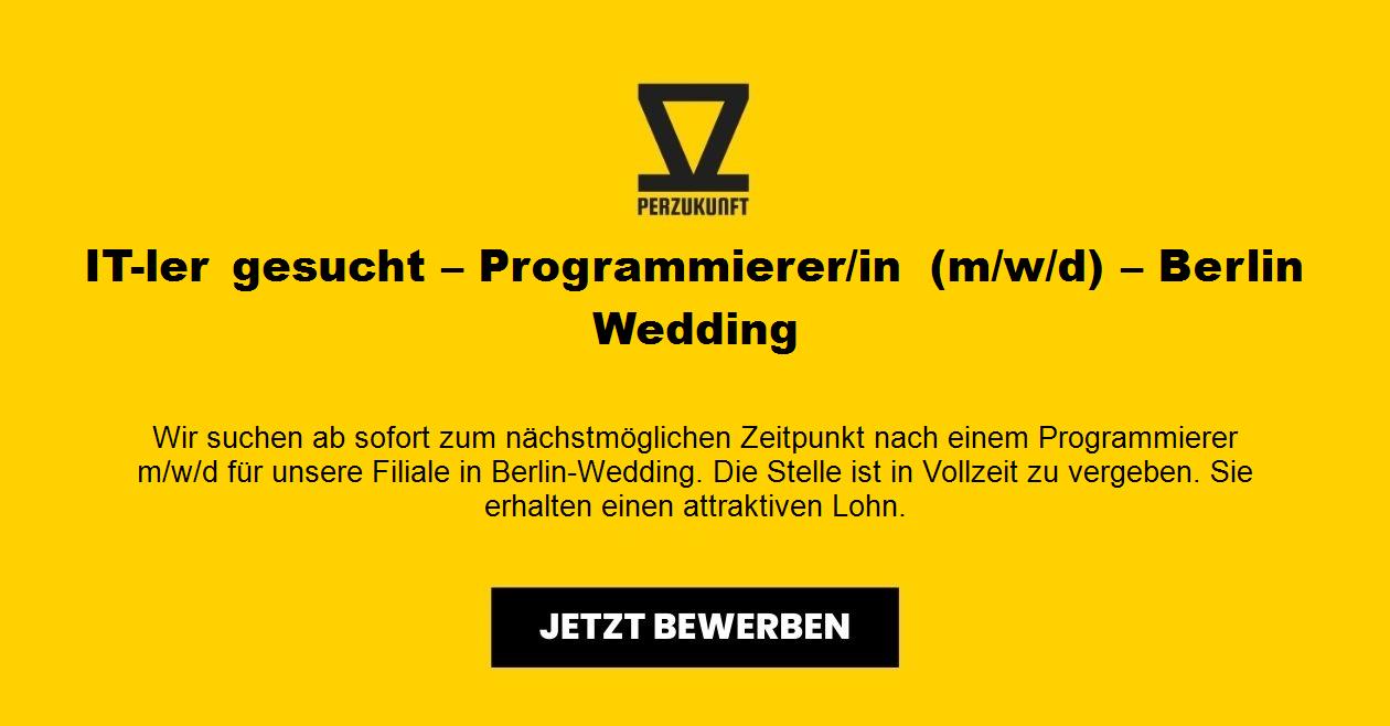 IT-ler gesucht – Programmierer/in (m/w/d) – Berlin Wedding