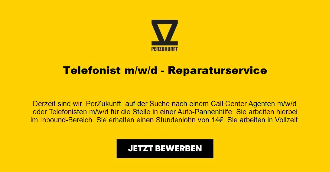 Telefonist m/w/d - Reparaturservice