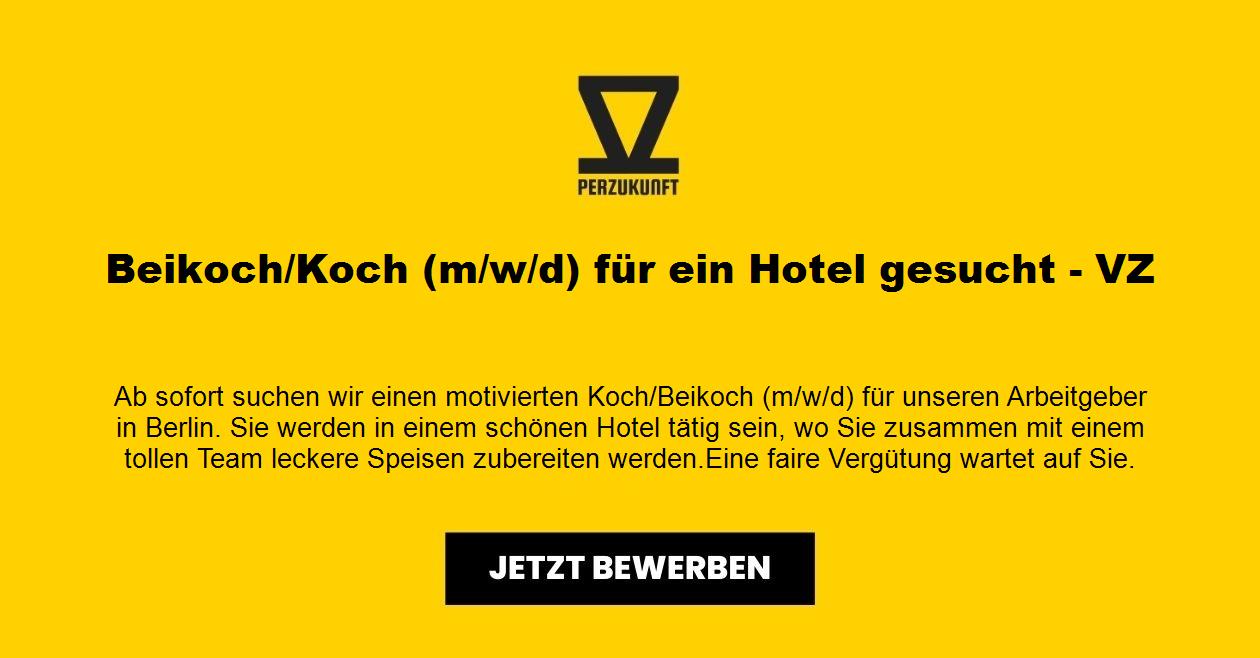 Beikoch/Koch (m/w/d) für ein Hotel gesucht - VZ
