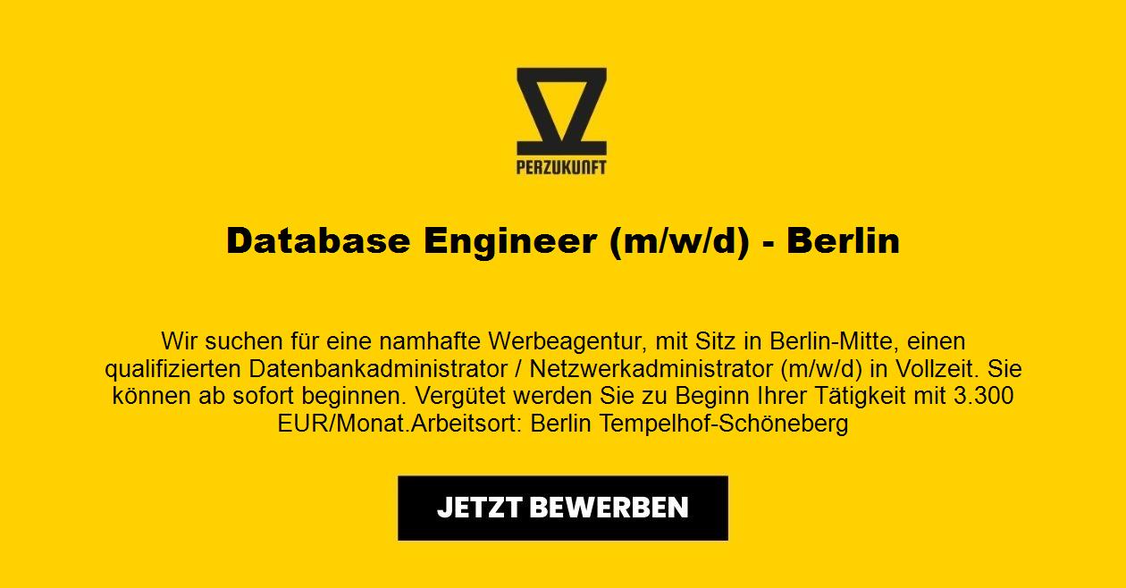 Database Engineer (m/w/d) - Berlin