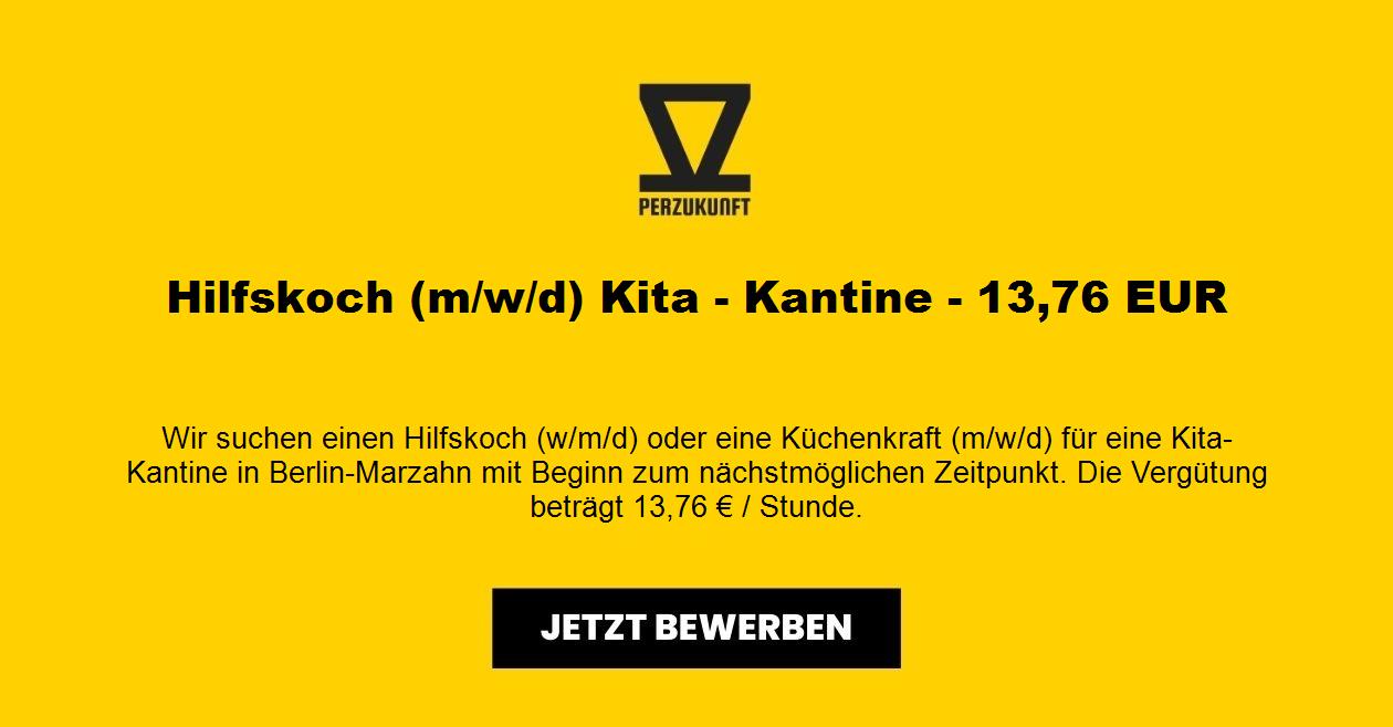 Hilfskoch (m/w/d) Kita - Kantine - 29,73 EUR