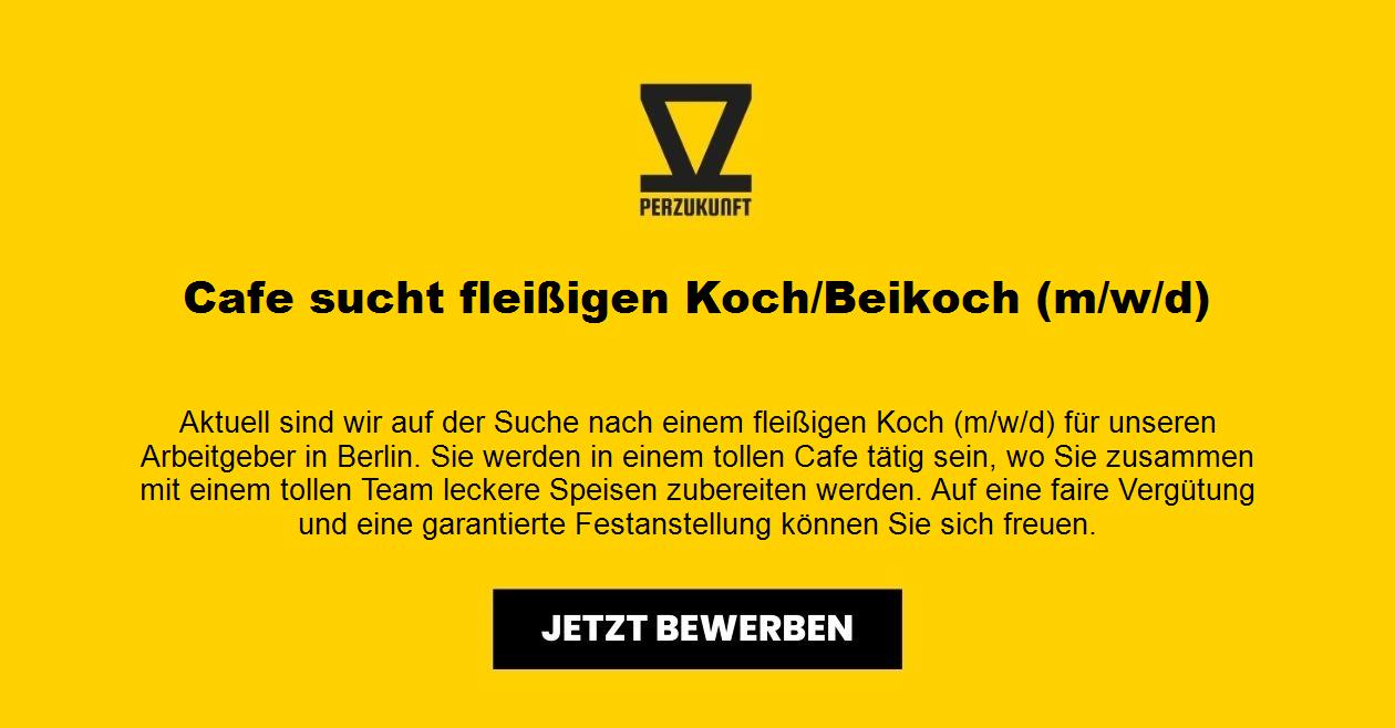 Cafe sucht fleißigen Koch/Beikoch (m/w/d)