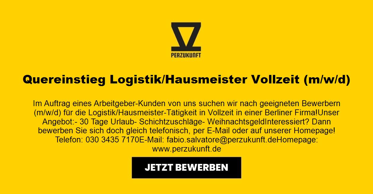 Quereinstieg Logistik/Hausmeister Vollzeit (m/w/d)