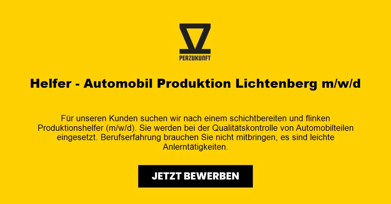 Helfer - Automobil Produktion Lichtenberg m/w/d