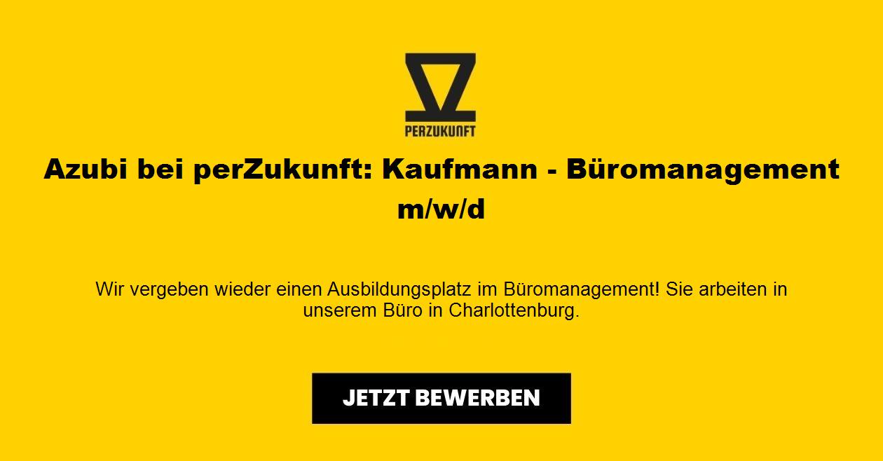 Azubi bei perZukunft: Kaufmann - Büromanagement m/w/d