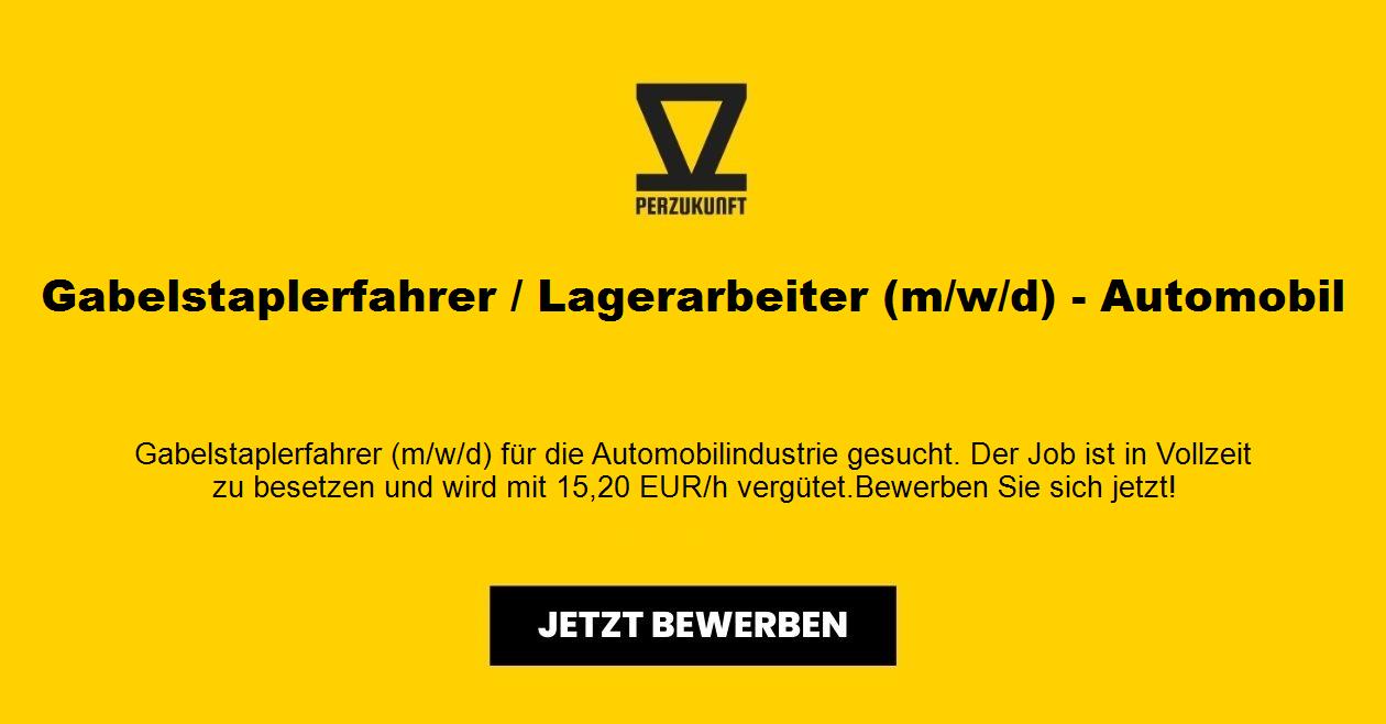 Gabelstaplerfahrer / Lagerarbeiter (m/w/d) - Automobil