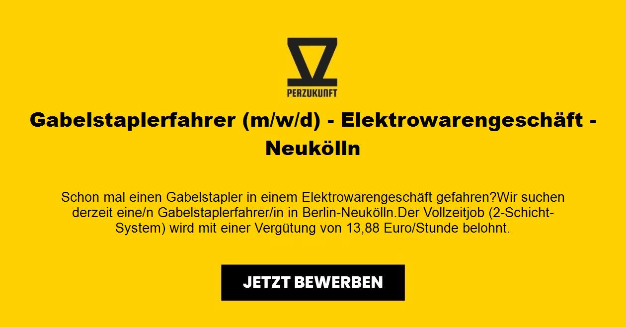 Gabelstaplerfahrer (m/w/d) - Elektrowarengeschäft - Neukölln