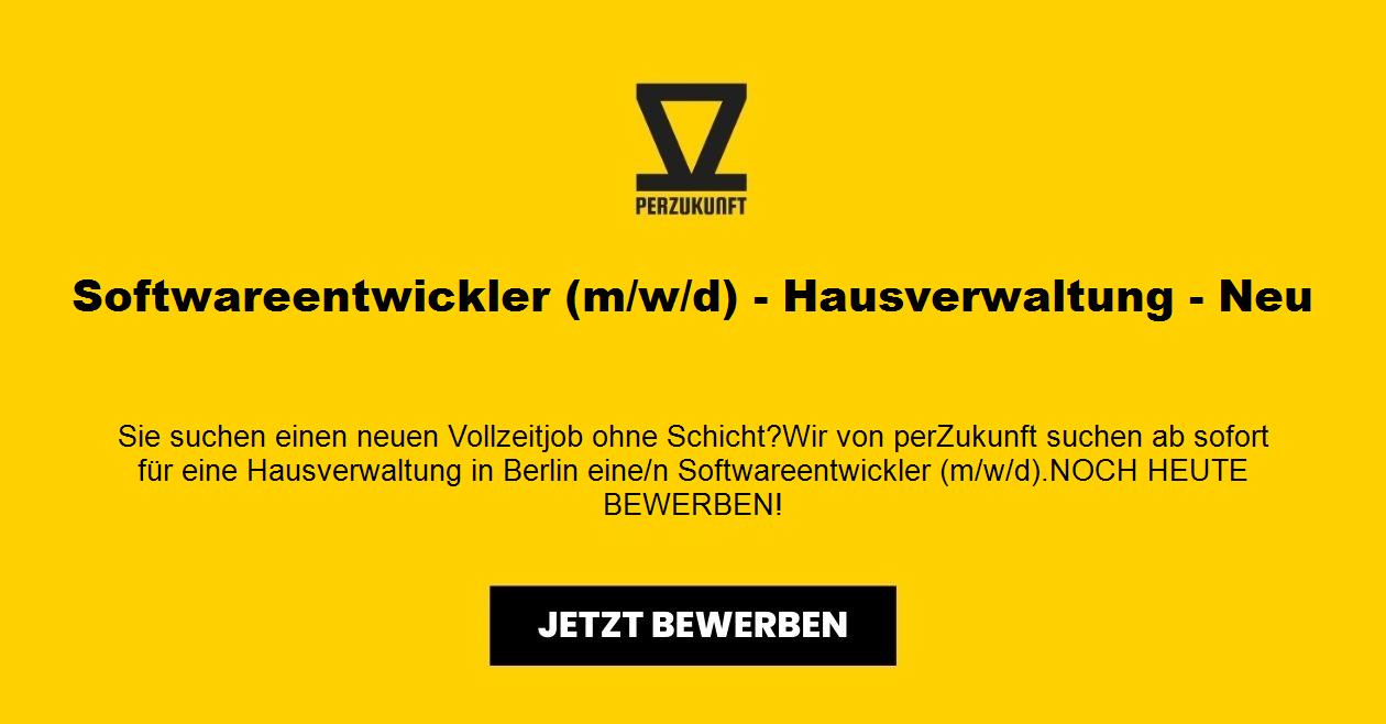 Softwareentwickler (m/w/d) - Hausverwaltung - Neu