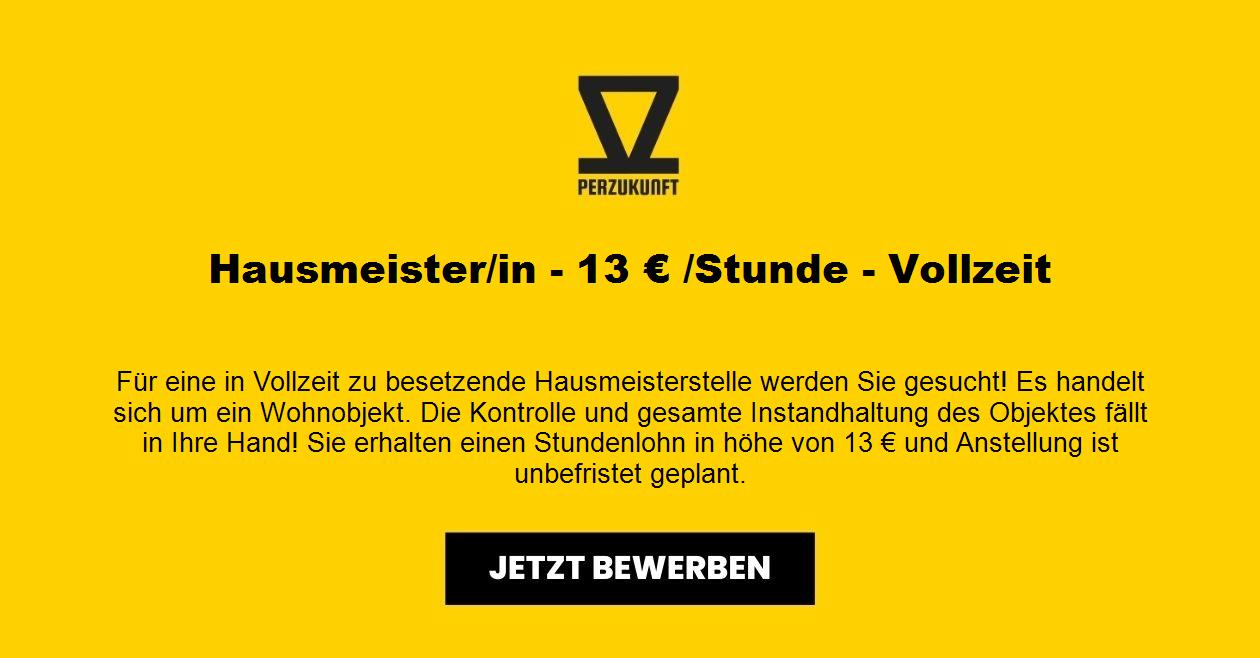 Hausmeister/in - 25,92 € /Stunde - Vollzeit