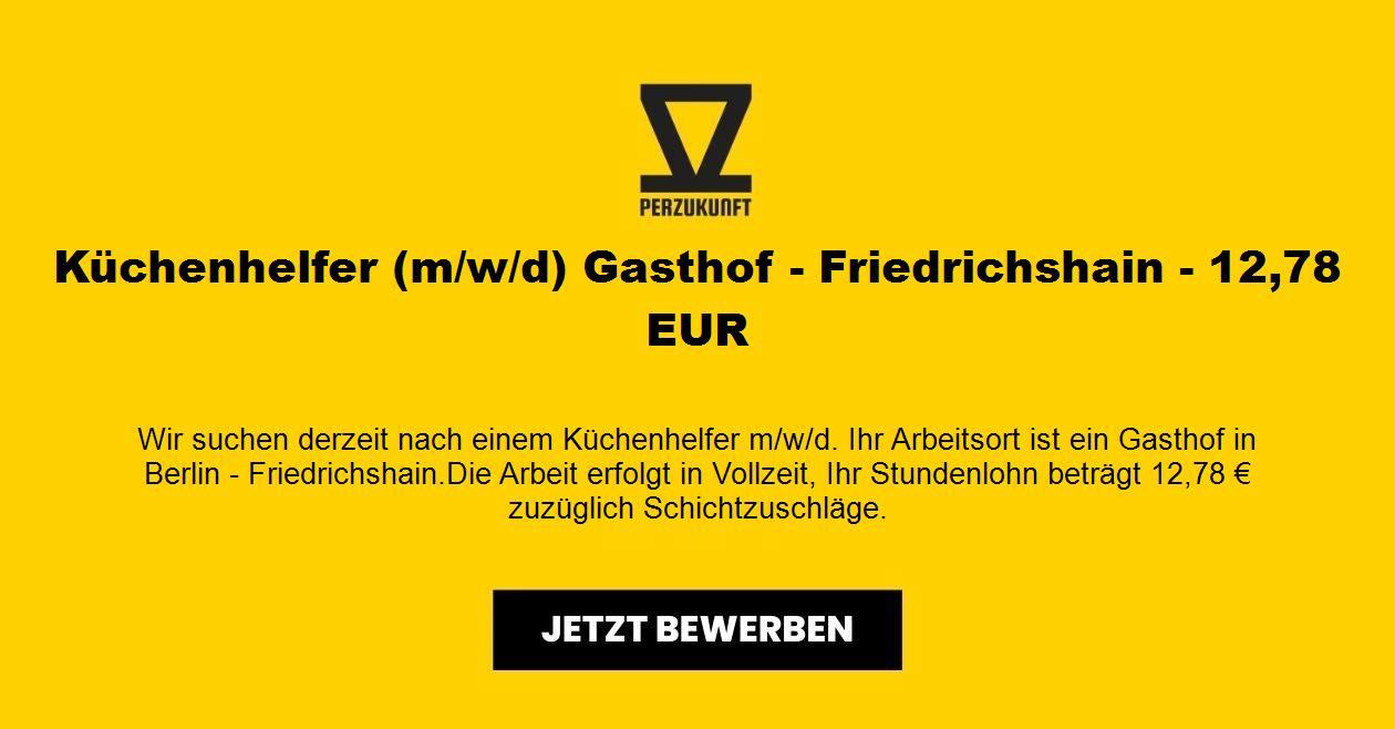 Küchenhelfer (m/w/d) Gasthof - Friedrichshain - 27,61 EUR