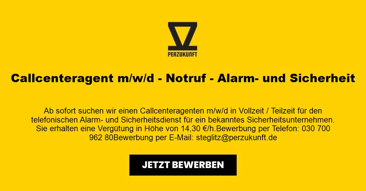 Callcenteragent m/w/d - Notruf - Alarm- und Sicherheit