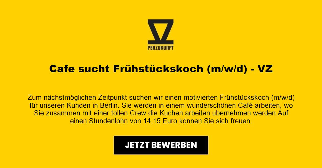 Cafe sucht Frühstückskoch (m/w/d) - VZ