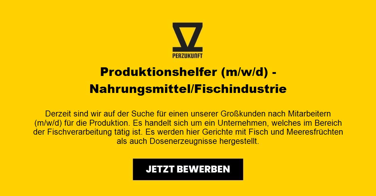 Produktionshelfer (m/w/d) - Nahrungsmittel/Fischindustrie