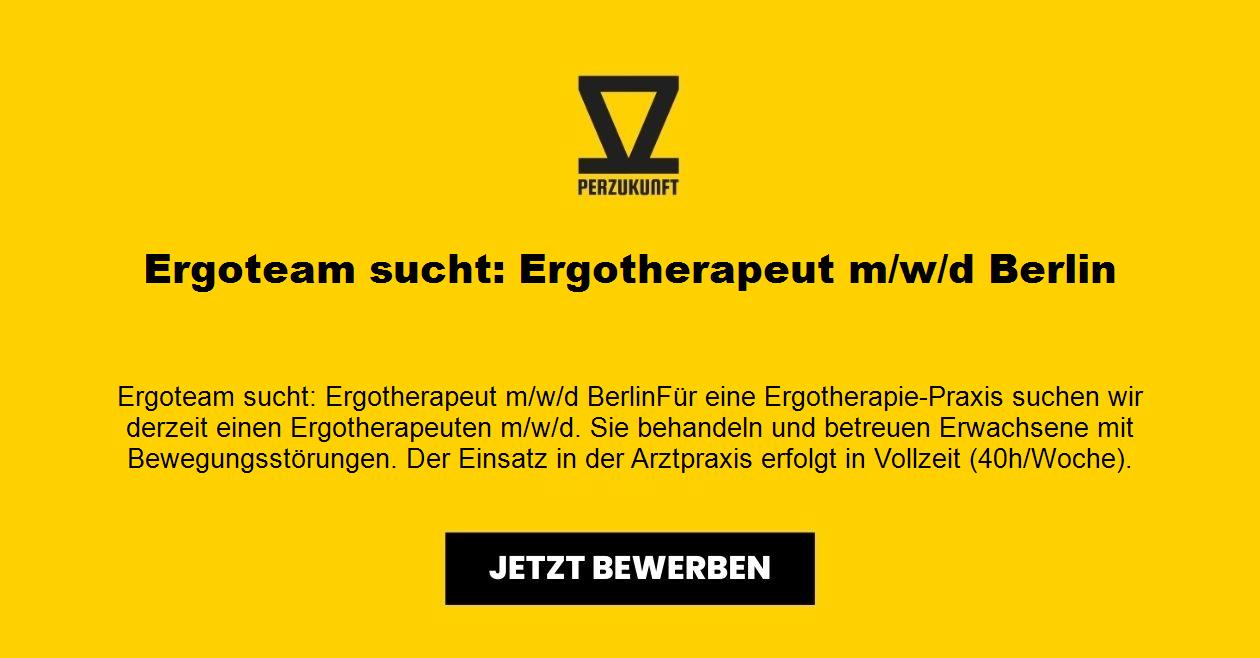 Ergoteam sucht: Ergotherapeut m/w/d Berlin