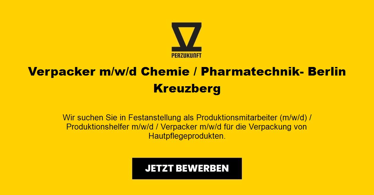Verpacker m/w/d Chemie / Pharmatechnik- Berlin Kreuzberg