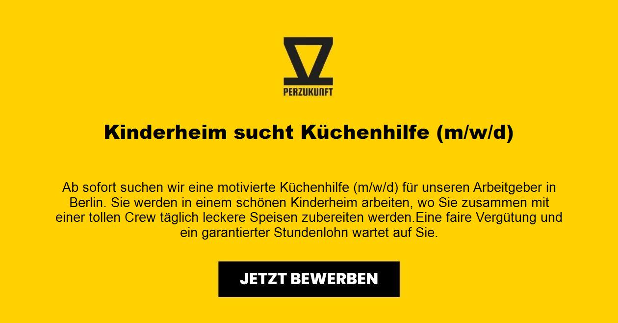 Kinderheim sucht Küchenhilfe (m/w/d)