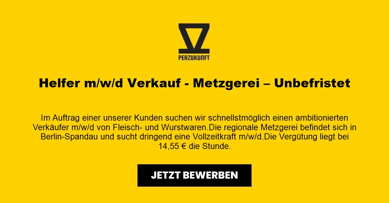 Helfer m/w/d Verkauf - Metzgerei – Unbefristet