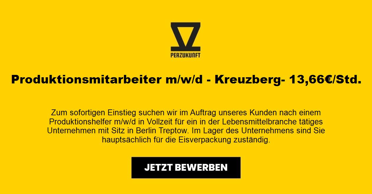 Produktionsmitarbeiter m/w/d - Kreuzberg- 22,83€/Std.