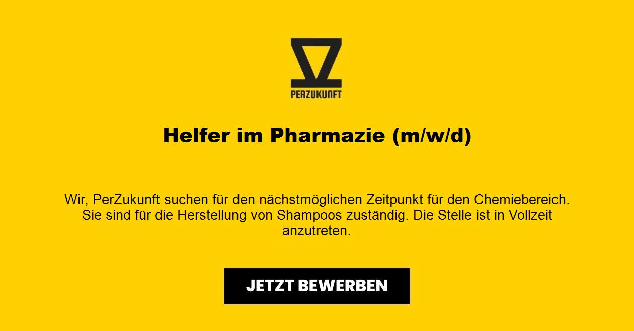 Helfer im Pharmazie (m/w/d)
