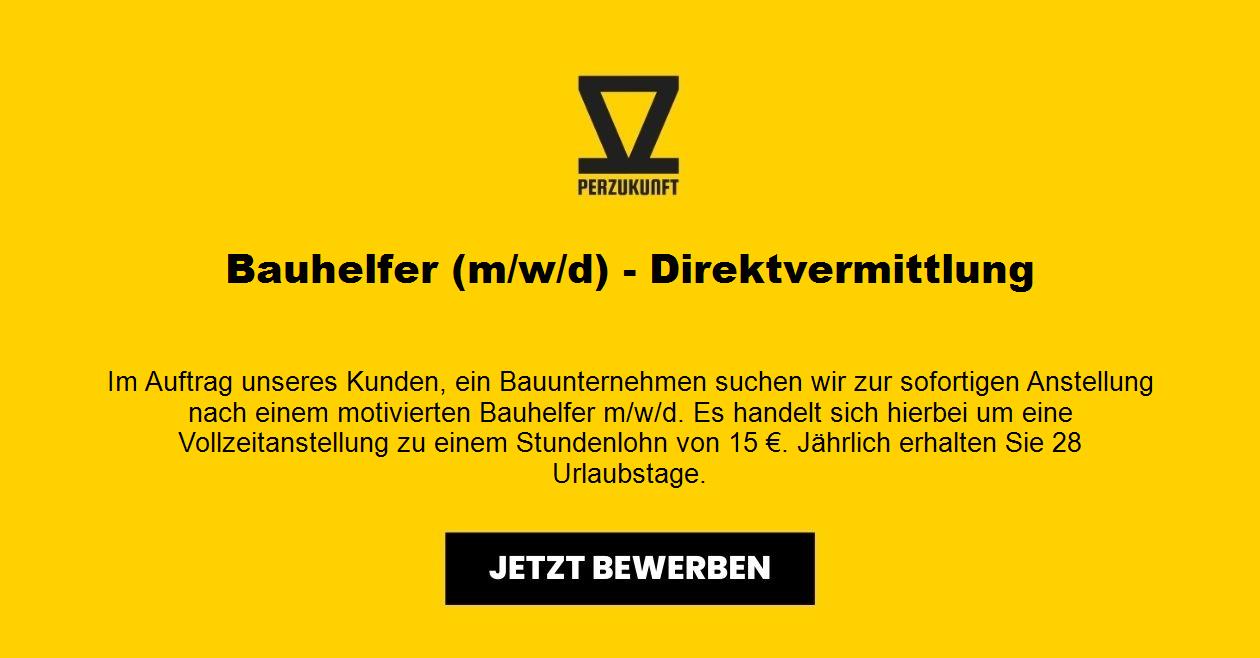 Bauhelfer (m/w/d) - Direktvermittlung