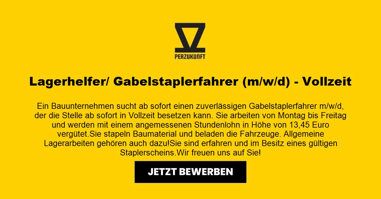 Lagerhelfer/ Gabelstaplerfahrer (m/w/d) - Vollzeit