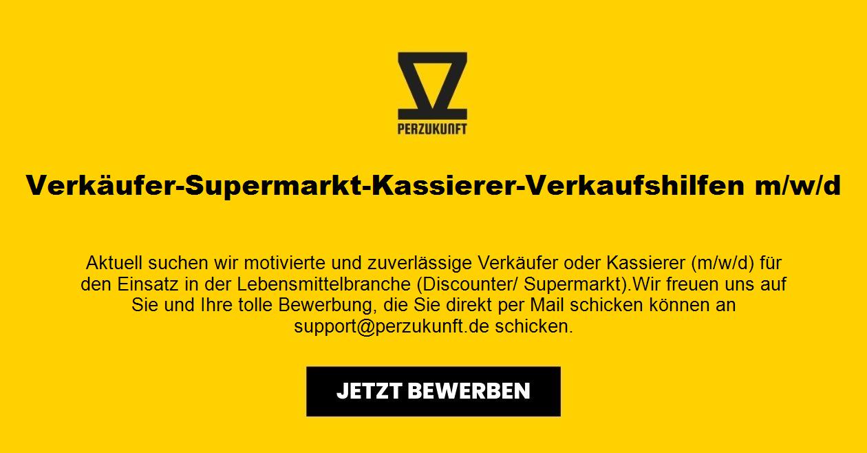 Verkäufer-Supermarkt-Kassierer-Verkaufshilfen m/w/d