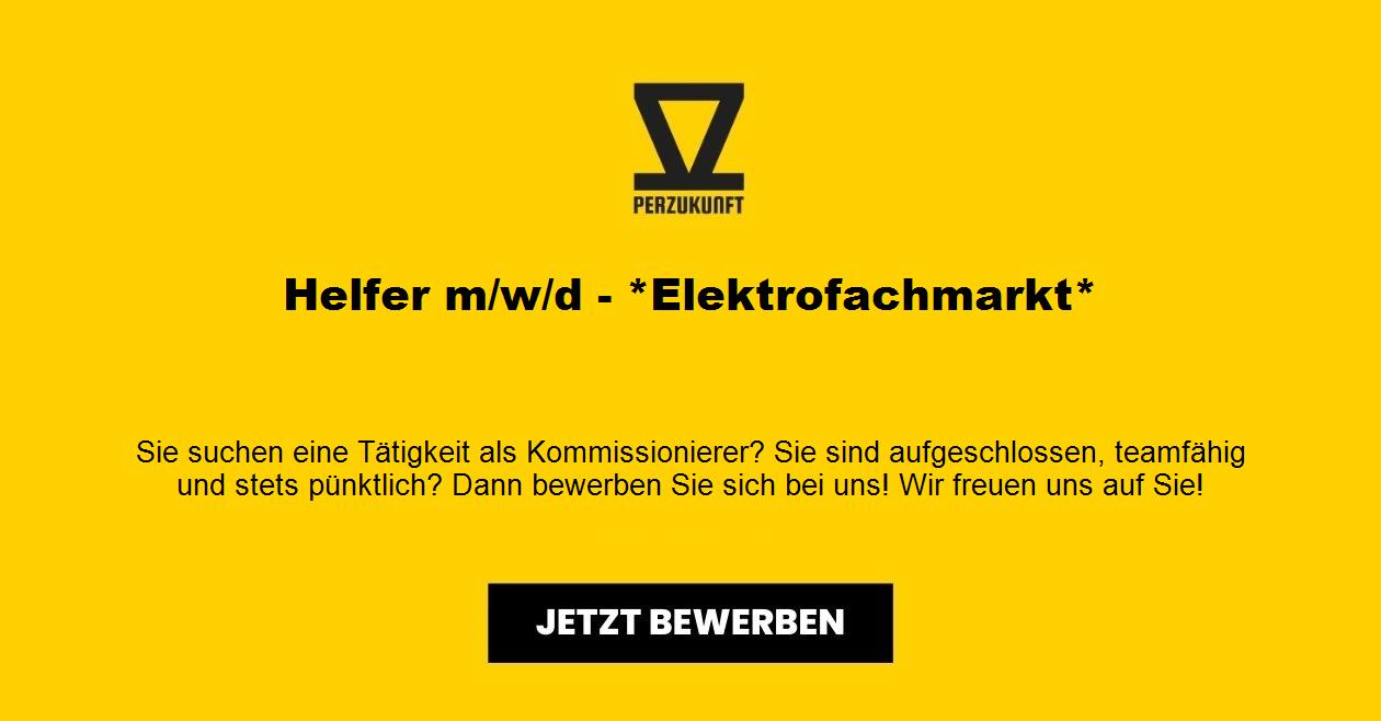 Helfer m/w/d - *Elektrofachmarkt*