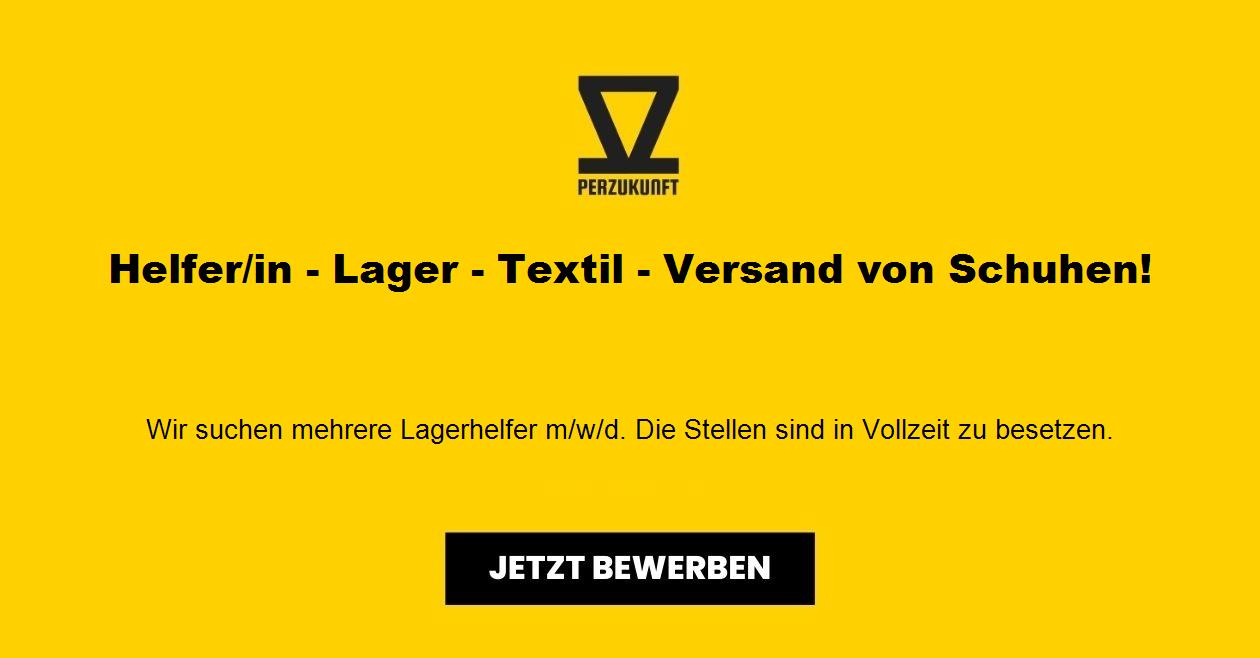 Helfer/in - Lager - Textil - Versand von Schuhen!