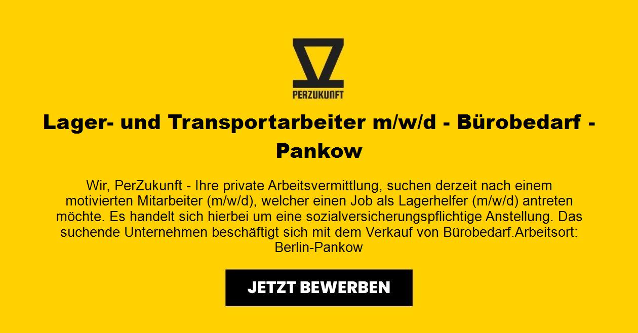 Lager- und Transportarbeiter m/w/d - Bürobedarf - Pankow