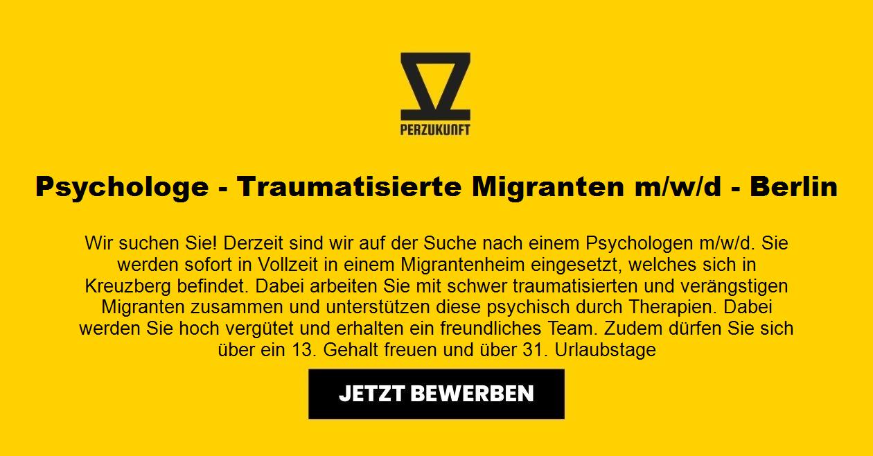 Psychologe - Traumatisierte Migranten m/w/d - Berlin