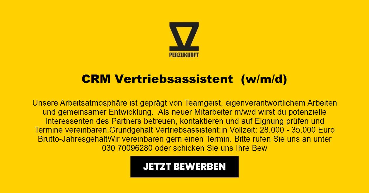 CRM Vertriebsassistent  (m/w/d)