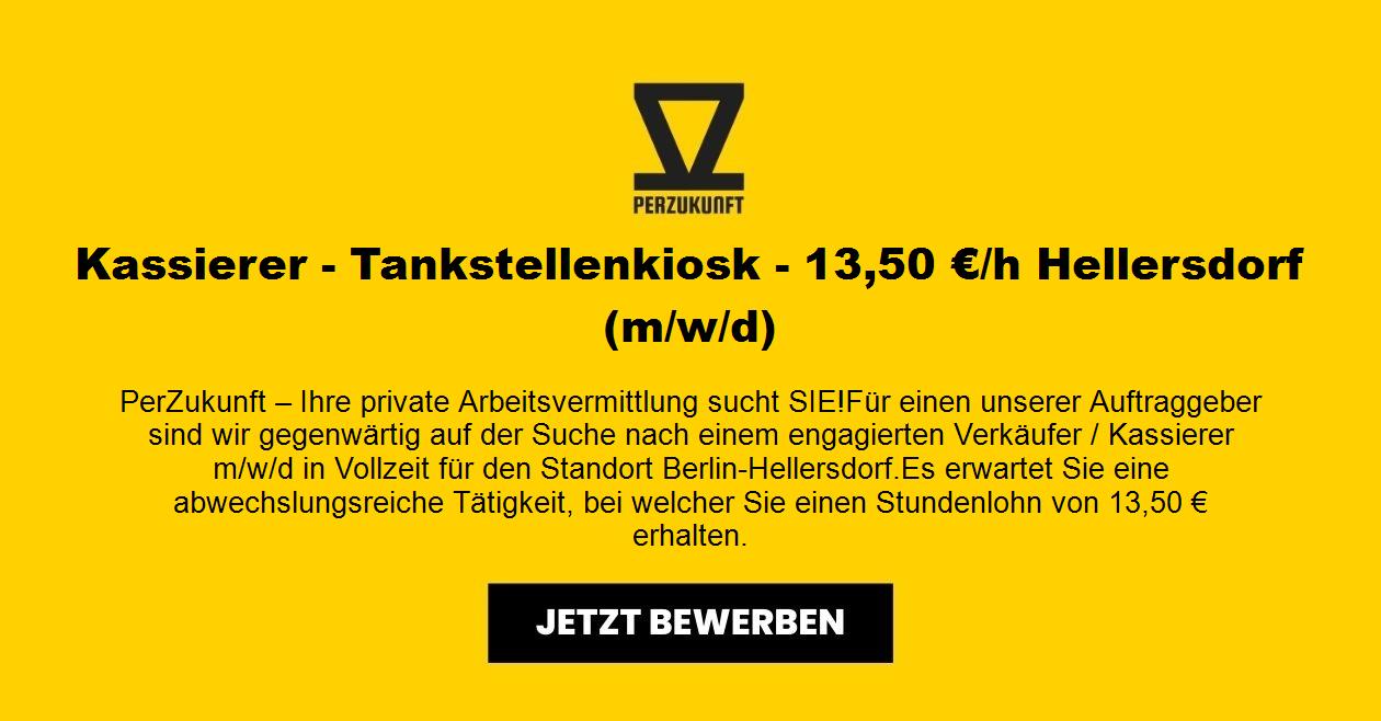 Kassierer - Tankstellenkiosk - 26,38 €/h Hellersdorf (m/w/d)