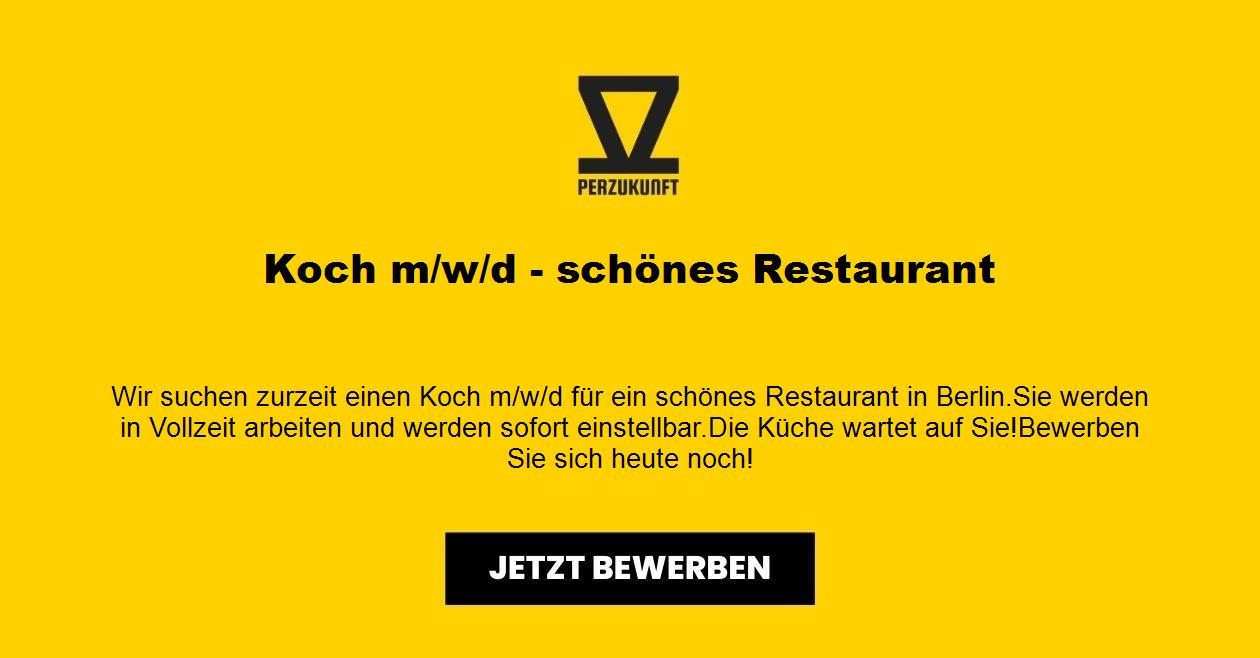 Koch m/w/d - schönes Restaurant