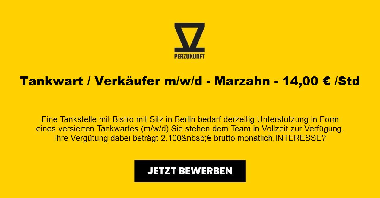 Tankwart / Verkäufer m/w/d - Marzahn - 4536,50 € /Std