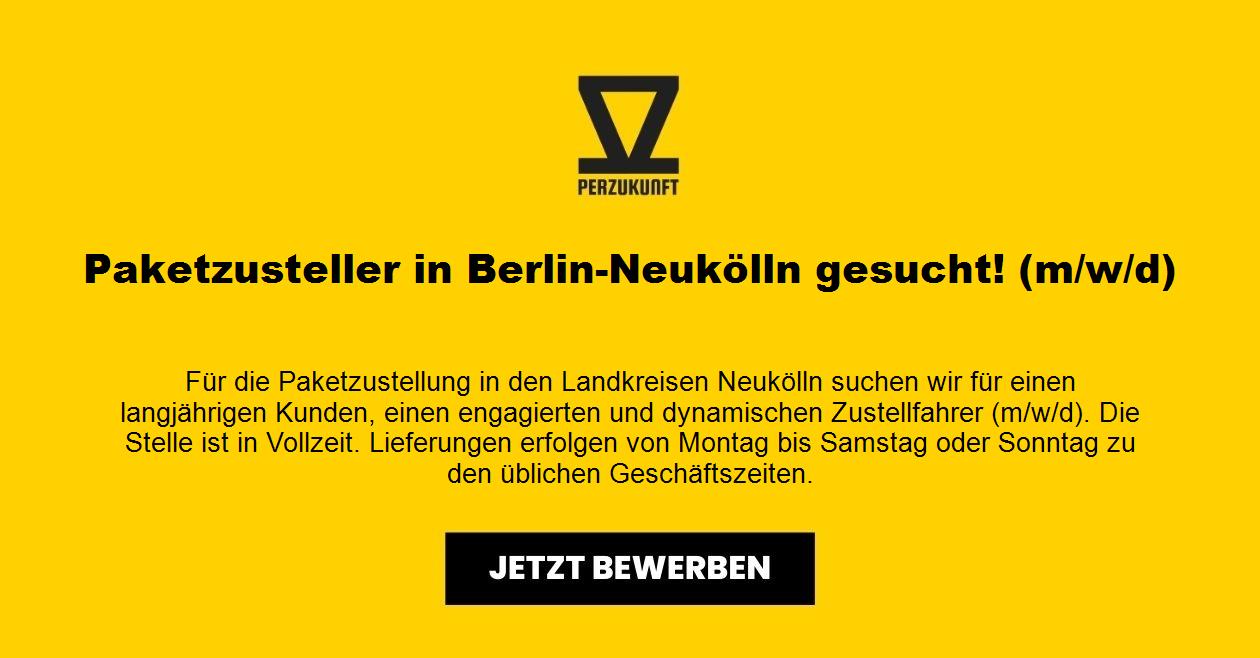 Paketzusteller in Berlin-Neukölln gesucht! (m/w/d)
