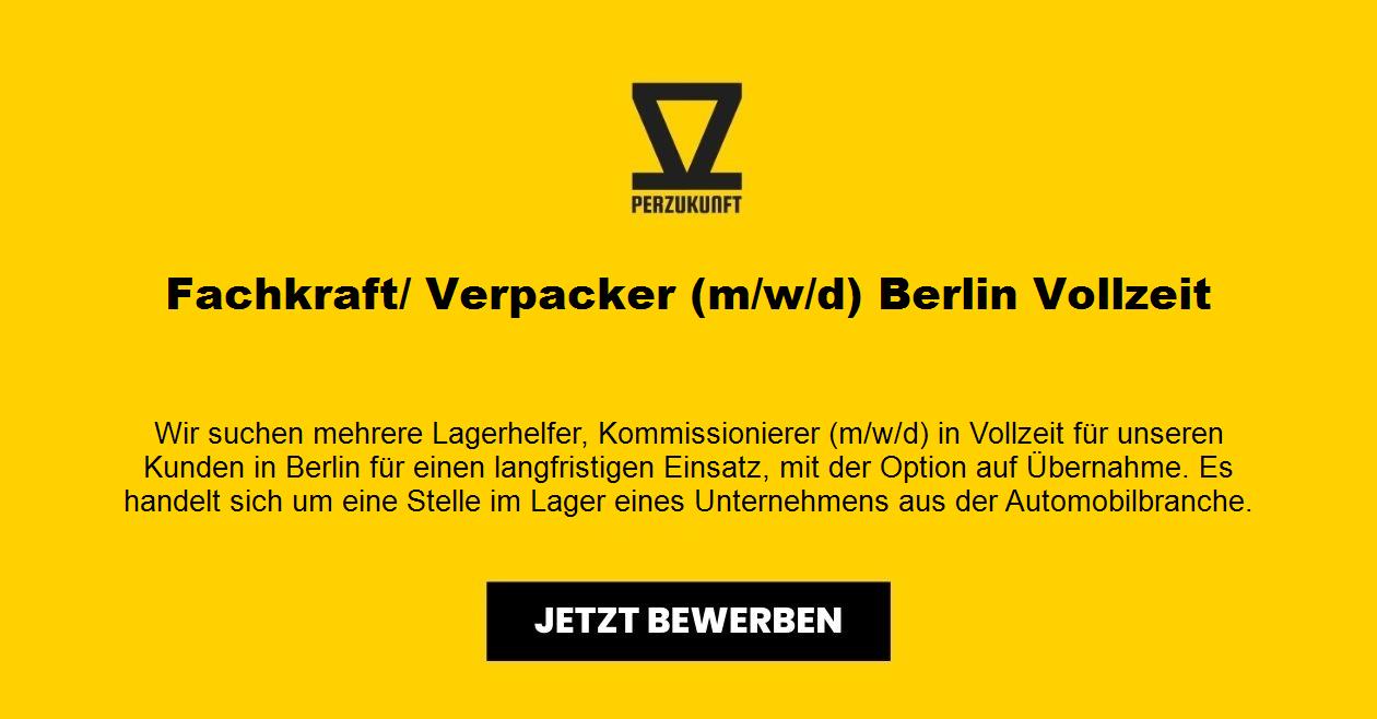 Fachkraft/ Verpacker (m/w/d) Berlin Vollzeit
