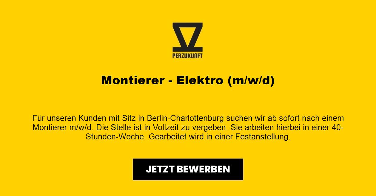 Montierer - Elektro (m/w/d)