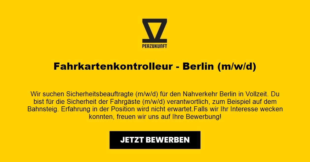 Fahrkartenkontrolleur - Berlin (m/w/d)