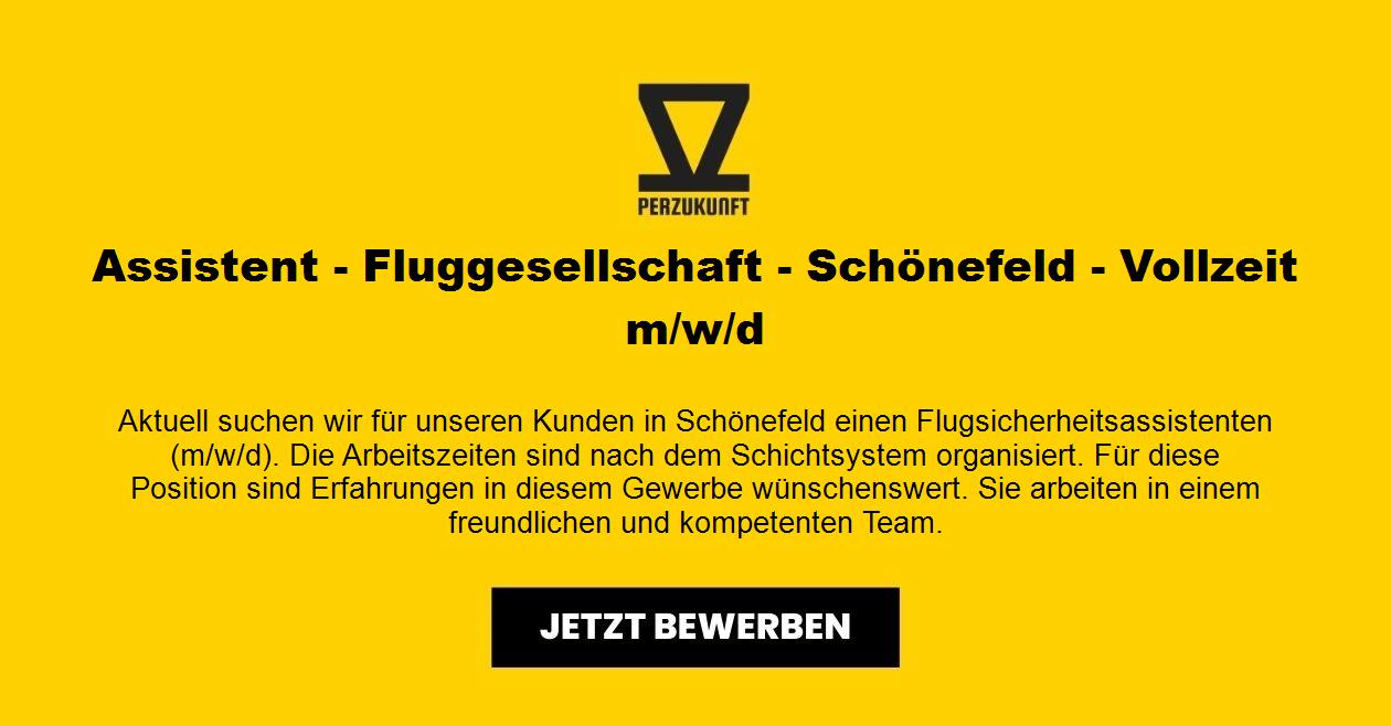 Assistent - Fluggesellschaft - Schönefeld - Vollzeit m/w/d