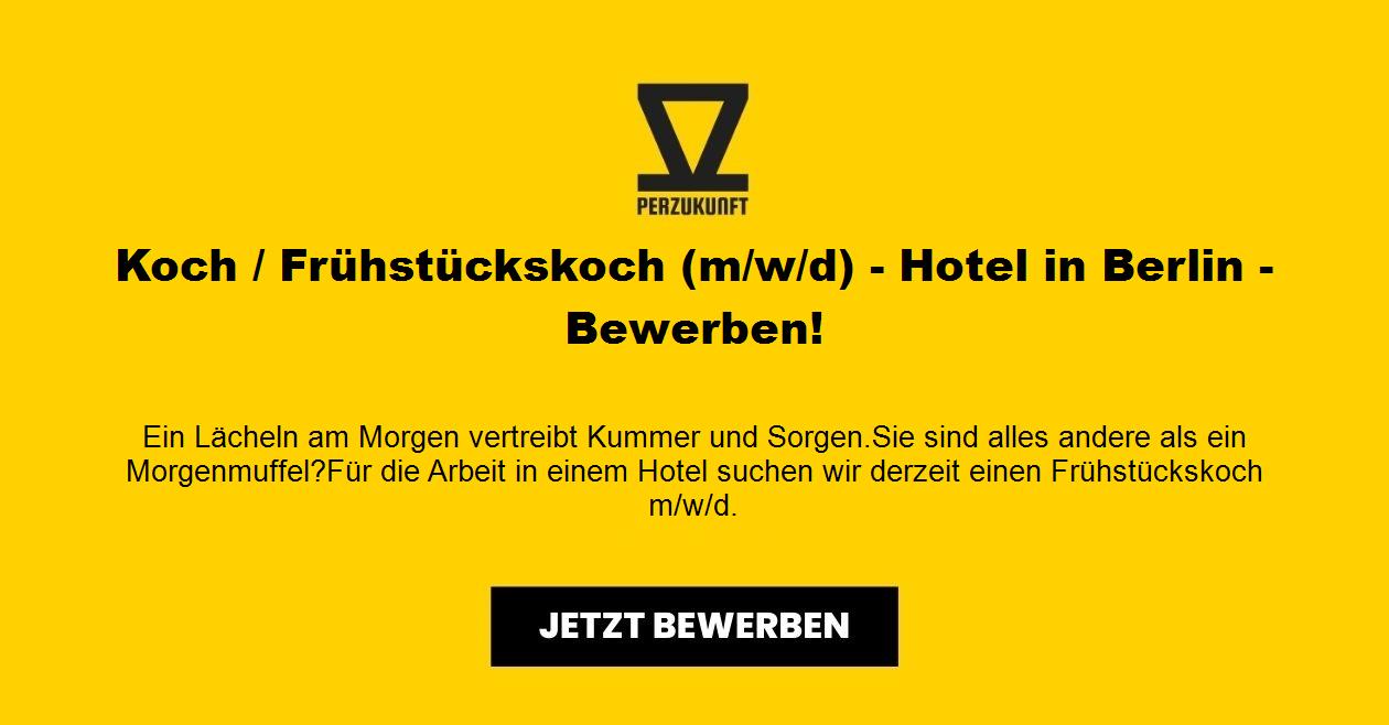 Koch / Frühstückskoch (m/w/d) - Hotel in Berlin - Bewerben!