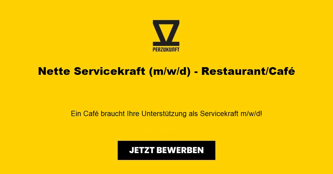 Nette Servicekraft (m/w/d) - Restaurant/Café