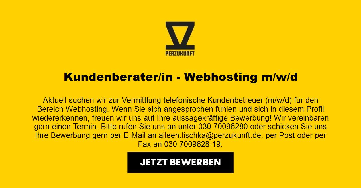 Kundenberater/in - Webhosting m/w/d