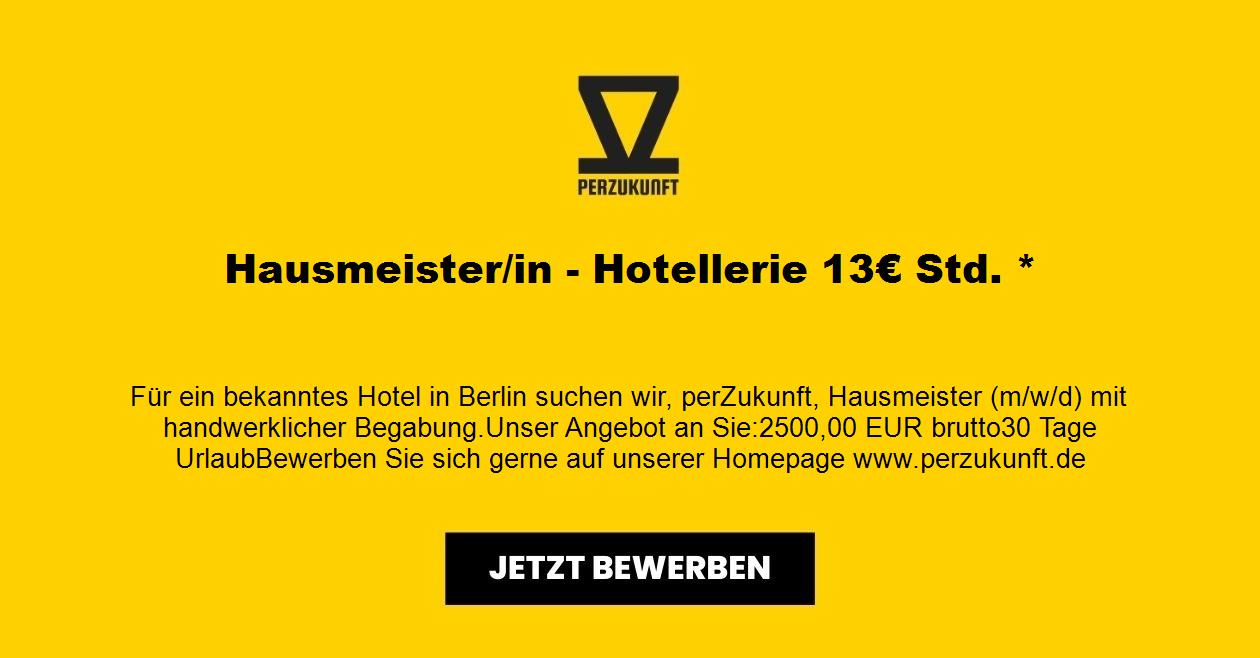Hausmeister/in - Hotellerie 21,73€ Std. *