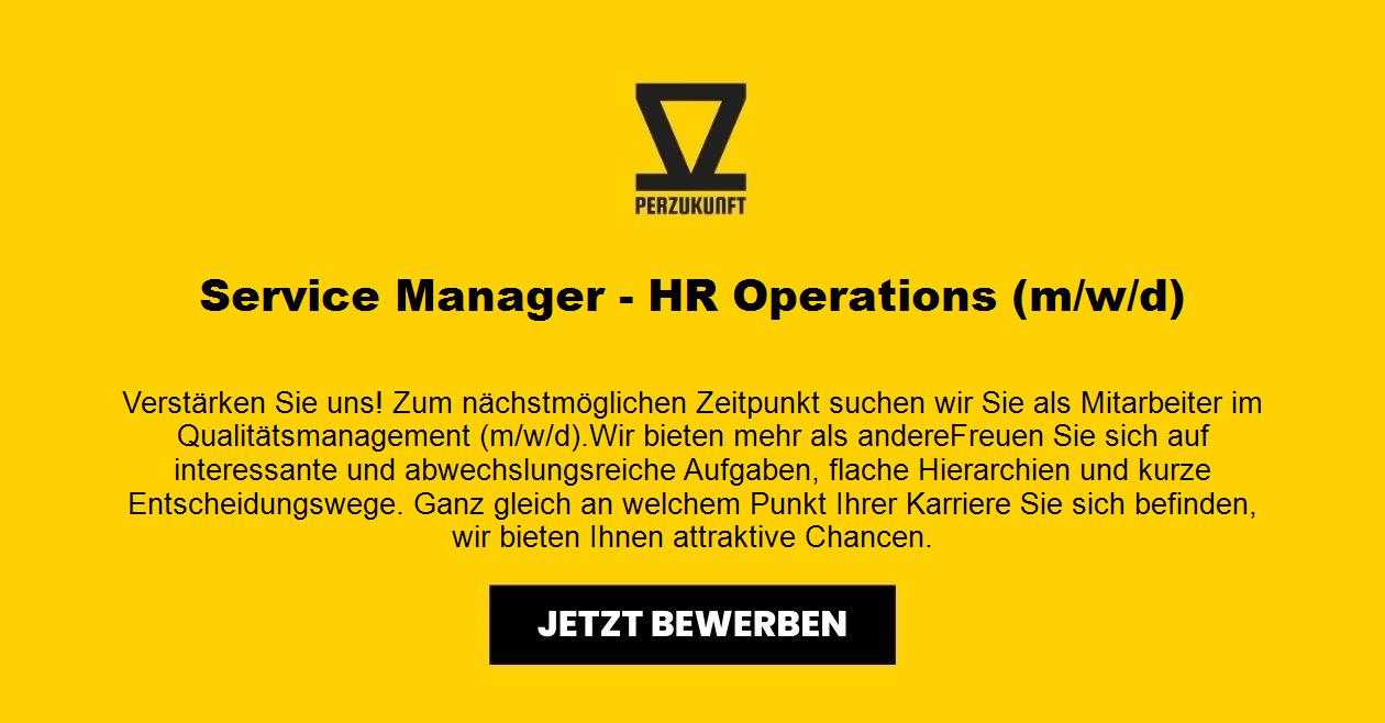 Service Manager - HR Operations (m/w/d)