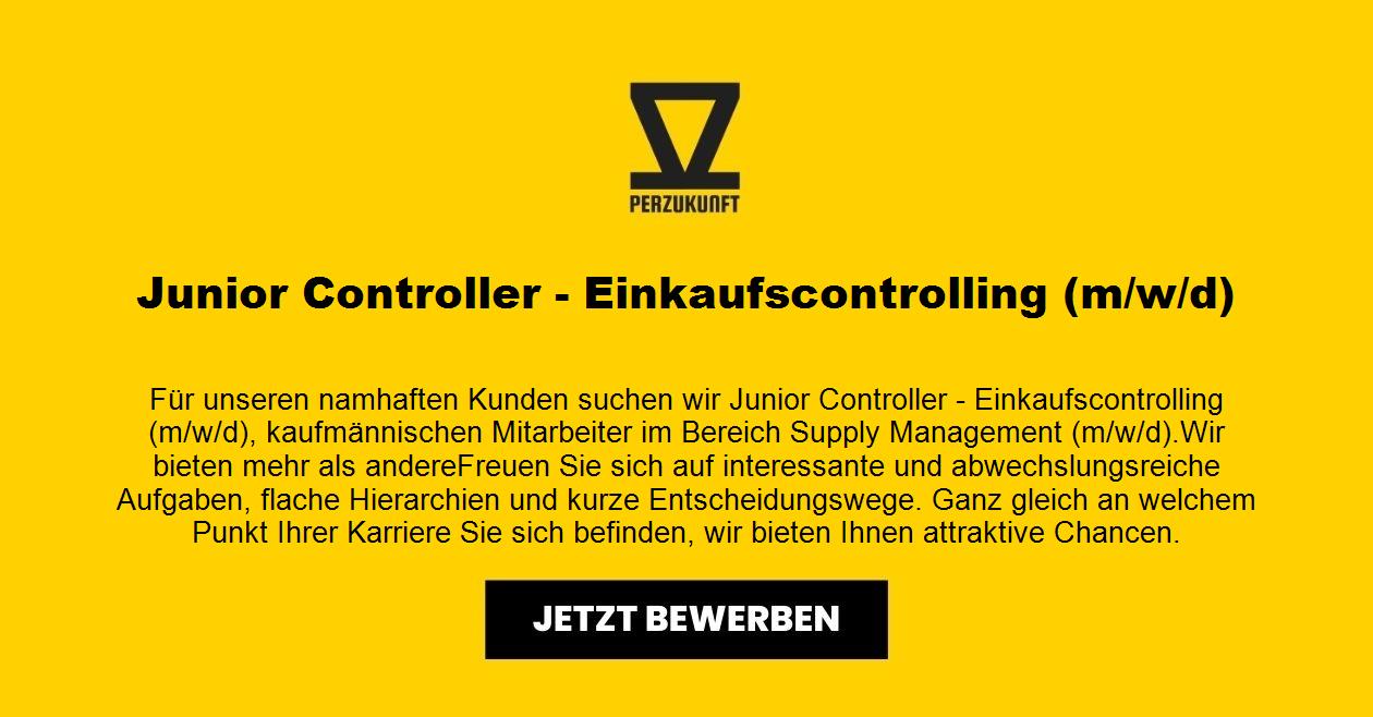 Junior Controller - Einkaufscontrolling (m/w/d)