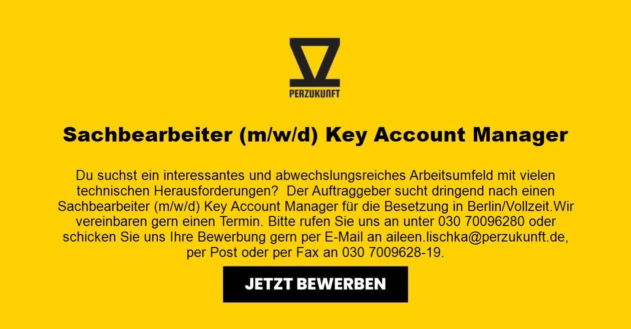 Sachbearbeiter (m/w/d) Key Account Manager