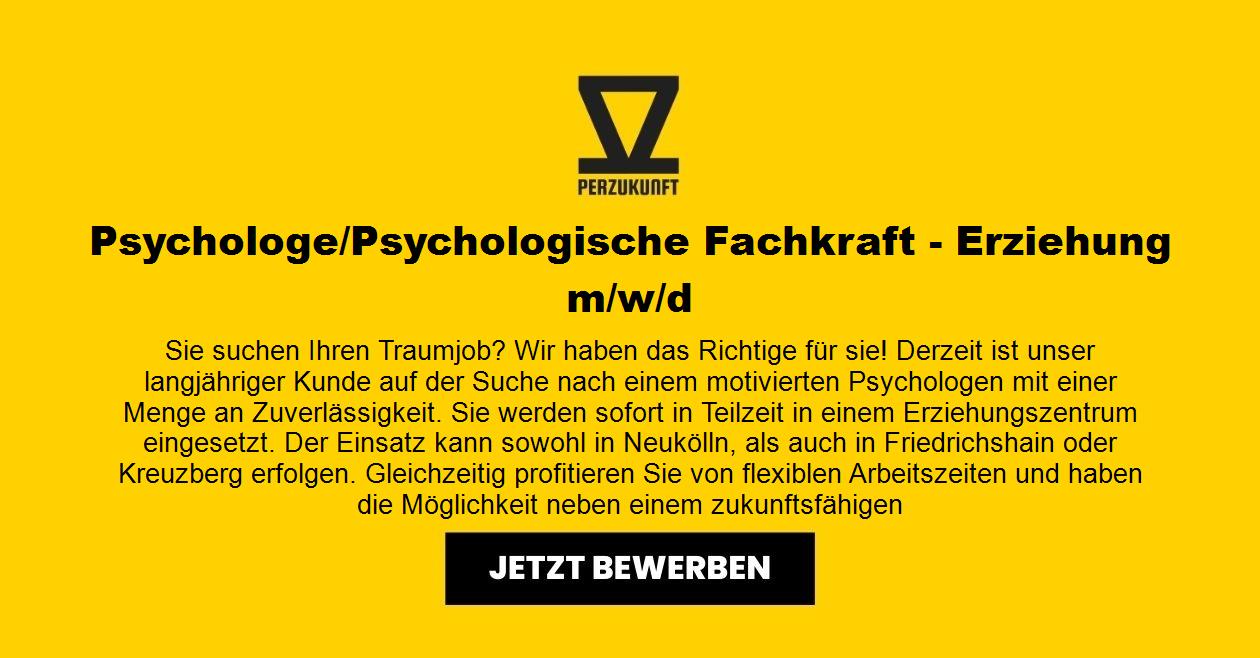 Psychologe/Psychologische Fachkraft - Erziehung m/w/d