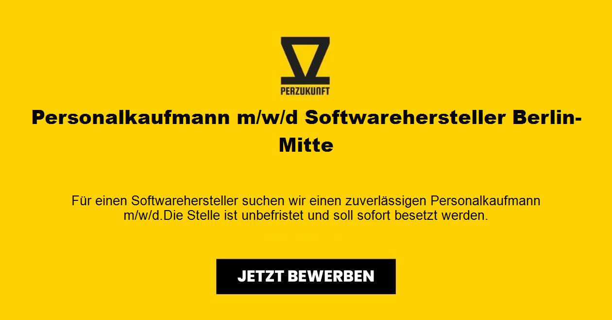 Personalkaufmann m/w/d Softwarehersteller Berlin-Mitte