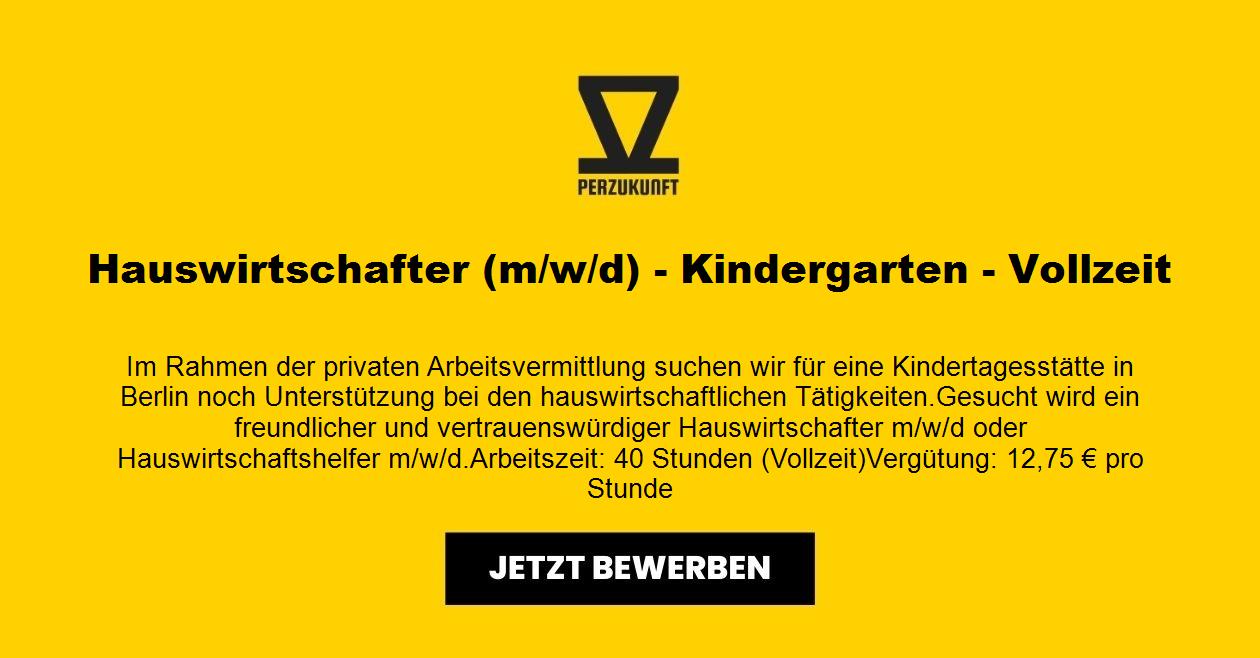 Hauswirtschafter (m/w/d) - Kindergarten - Vollzeit