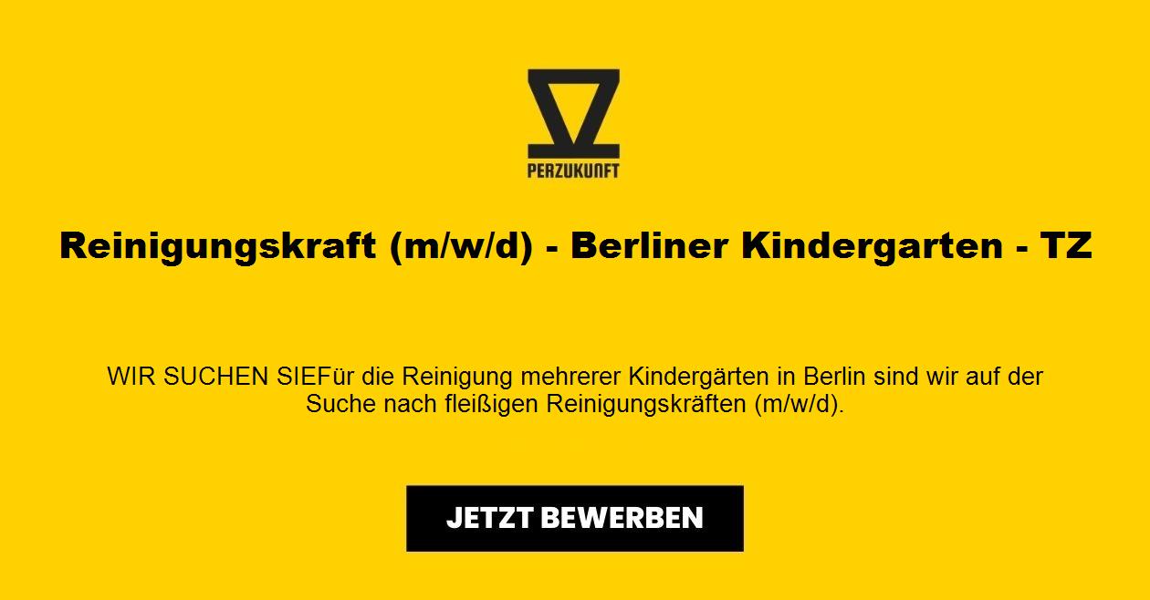 Reinigungskraft (m/w/d) - Berliner Kindergarten - TZ